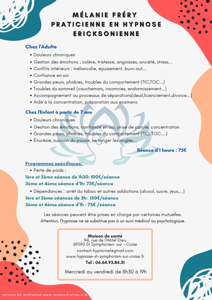 Praticienne en Hypnose Ericksonienne FRERY Mélanie